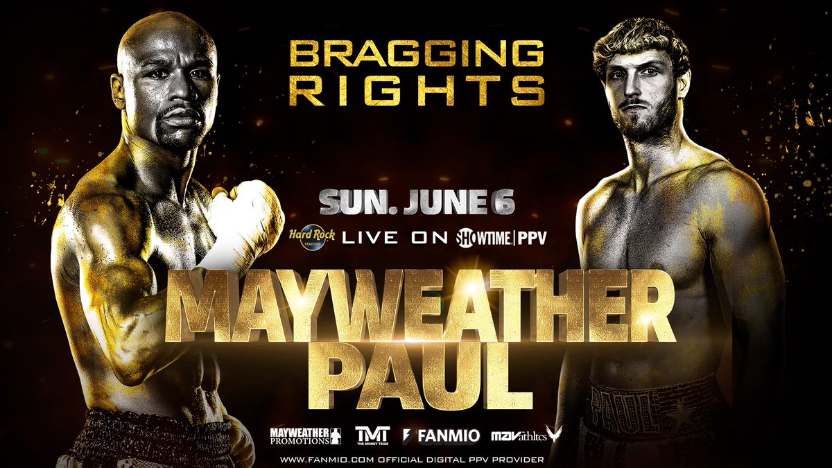 The historic crossover event is signed & sealed! ✍🏽
Mayweather vs. Paul live at Hard Rock 🏟 Sunday, June 6th 🥊 #MayweatherPaul #BraggingRights