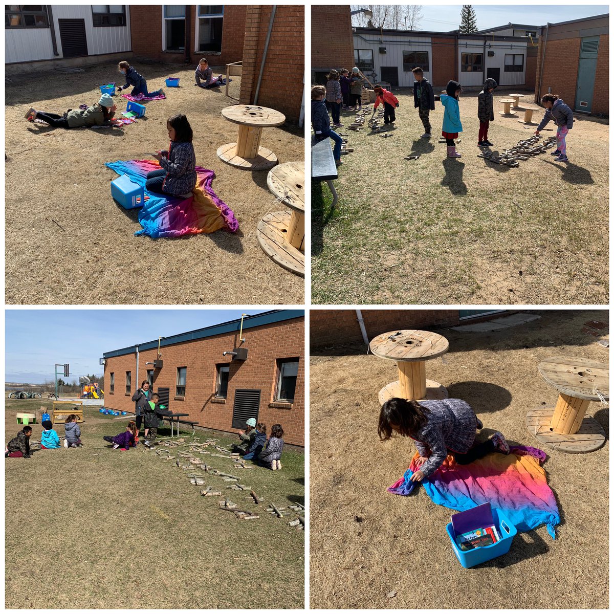 l_burym's tweet photo. Mrs Browns outdoor K/1 classroom doesn’t just play for fun they play to learn and I got to be part of it today. by far the best part of my day #literacy #numeracy #pssdknows https://t.co/utHt9iD4CW