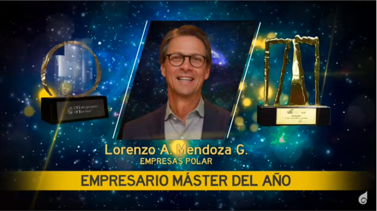 EY_Venezuela's tweet photo. Felicitaciones a Lorenzo Mendoza CEO de @EmpresasPolar por ser el ganador en la categoría #MásterdelAño y también felicitamos a los nominados, porque también son ganadores, han sido reconocidos como Líderes Empresariales Inspiradores. #NuestraPrioridadEsVenezuela #LEI2020 #EY https://t.co/LiMEtKcYgp
