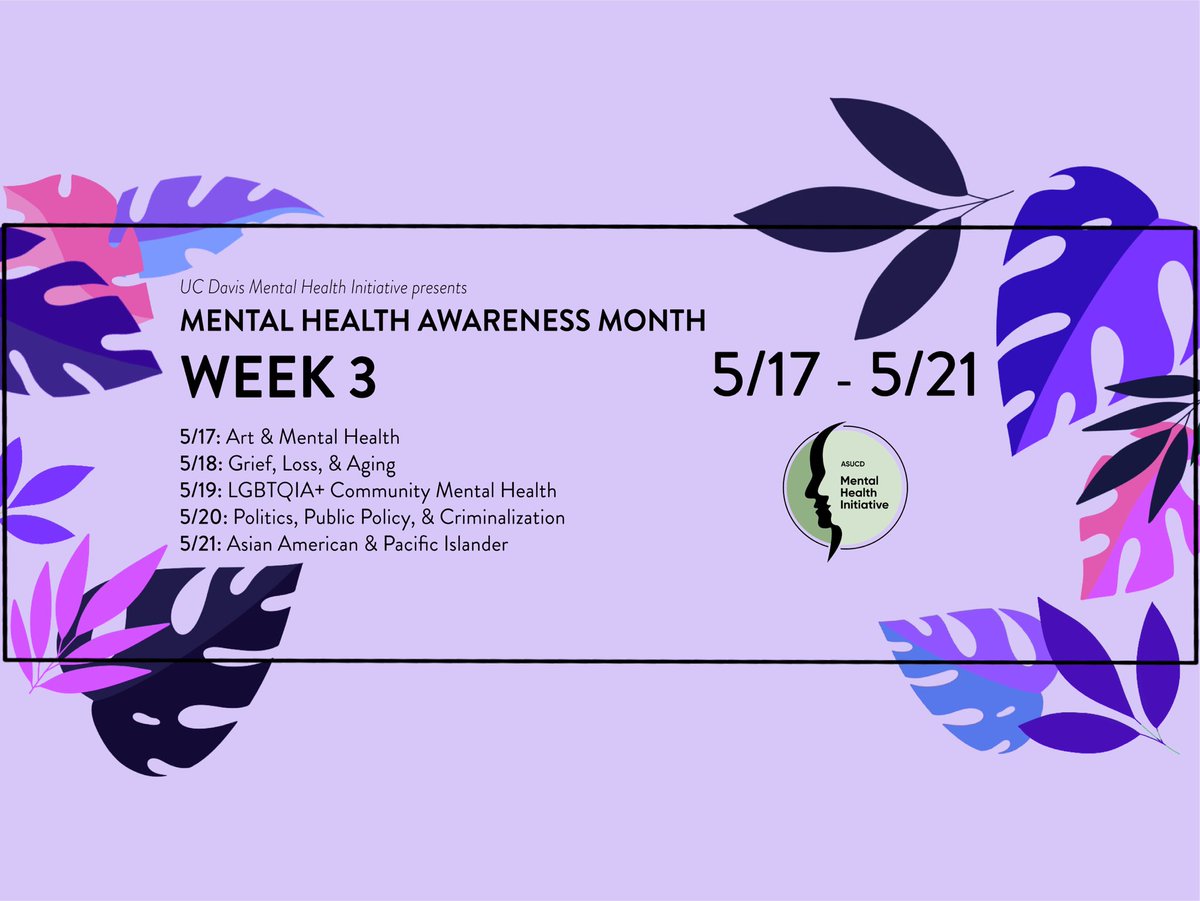 UC Davis Mental Health Initiative (UCDMHI) Twitter