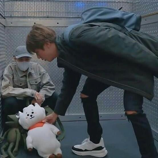 Remember when hobi was sick so, seokjin left his rj with him to make him feel better..