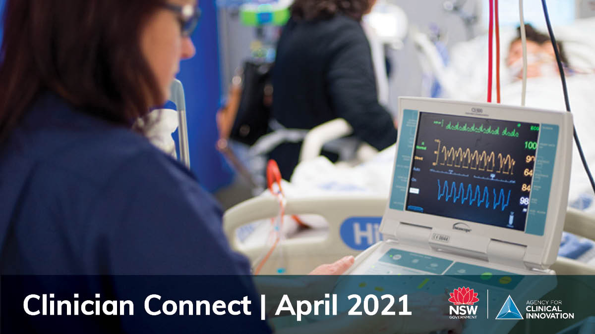 In the latest #ClinicianConnect we explore the pipeline of innovation, reveal a ground-breaking new alcohol and drug program and provide updates from our clinical networks.

Read and subscribe: aci.health.nsw.gov.au/about/clinicia…
