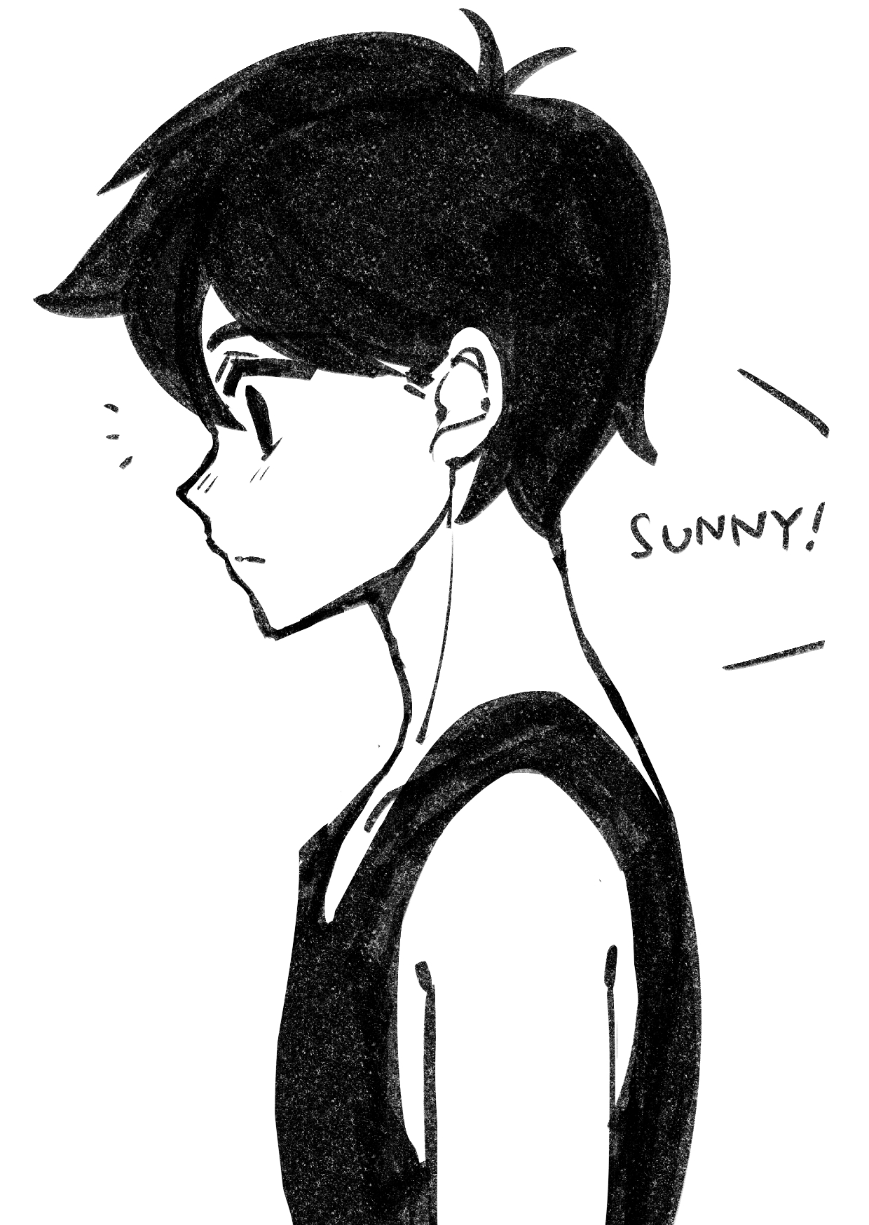sunny (omori) drawn by hn_kn