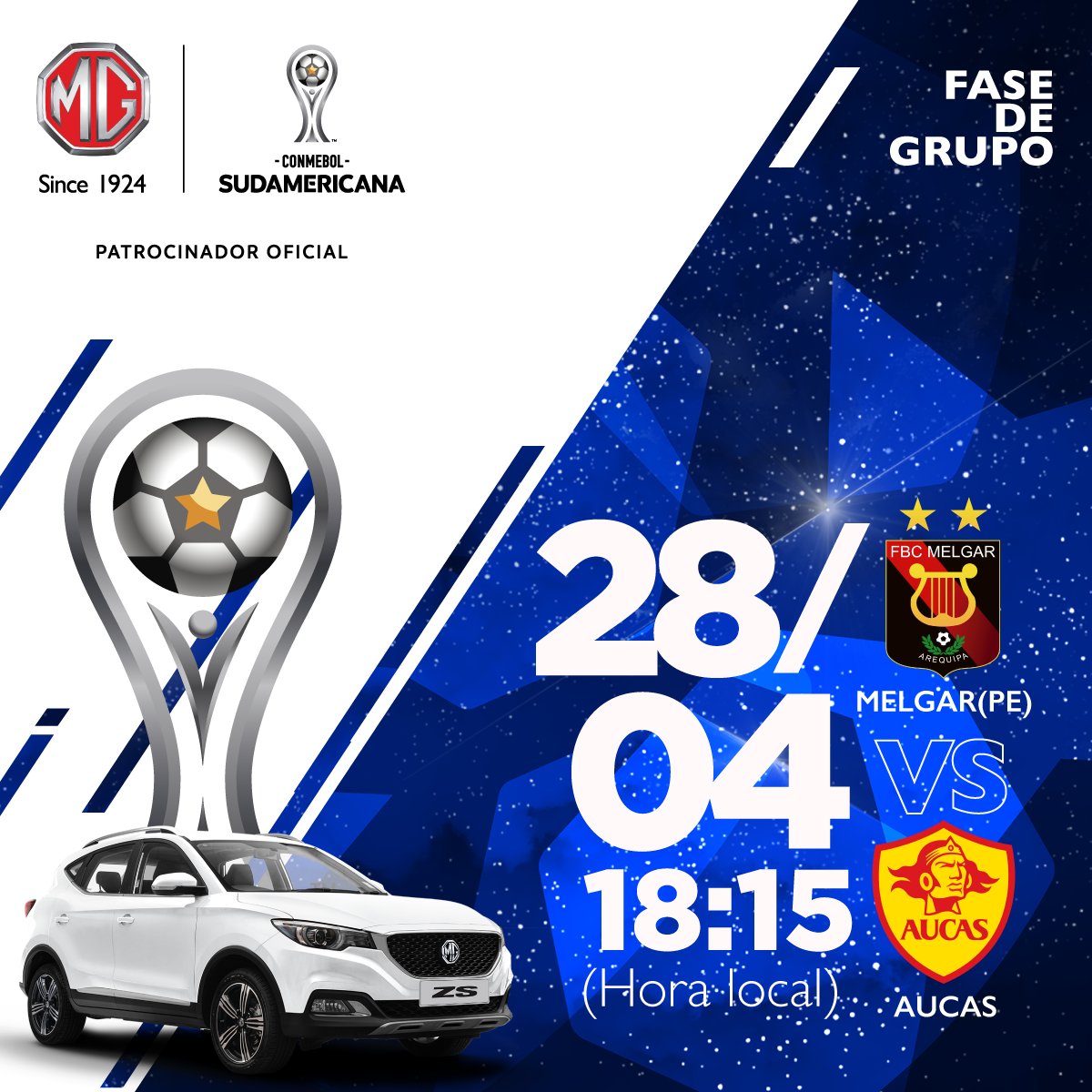 MG Motor Ecuador (@mgmotorec) on Twitter photo Melgar espera a Aucas en un duelo que estará lleno de emociones.
¡Descubre el ganador en la próxima fecha de la CONMEBOL <a href="/Sudamericana/">CONMEBOL Sudamericana</a>!
¡Vivamos la pasión por el fútbol! 🙌⚽🎉
#MG patrocinador oficial CONMEBOL <a href="/Sudamericana/">CONMEBOL Sudamericana</a> #LaPasionEsNuestroMotor #LaGranConquista Melgar espera a Aucas en un duelo que estará lleno de emociones.
¡Descubre el ganador en la próxima fecha de la CONMEBOL <a href="/Sudamericana/">CONMEBOL Sudamericana</a>!
¡Vivamos la pasión por el fútbol! 🙌⚽🎉
#MG patrocinador oficial CONMEBOL <a href="/Sudamericana/">CONMEBOL Sudamericana</a> #LaPasionEsNuestroMotor #LaGranConquista