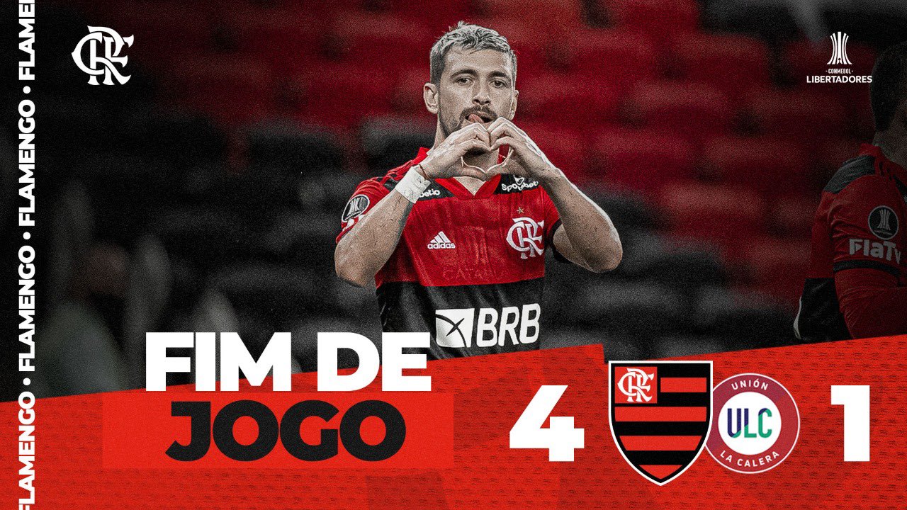 Clube de Regatas do Flamengo - É amanhã, Nação! O Mengão enfrenta o Unión  La Calera, às 21h30, no Chile, pela fase de grupos da Libertadores.  Acompanhe a transmissão em áudio da