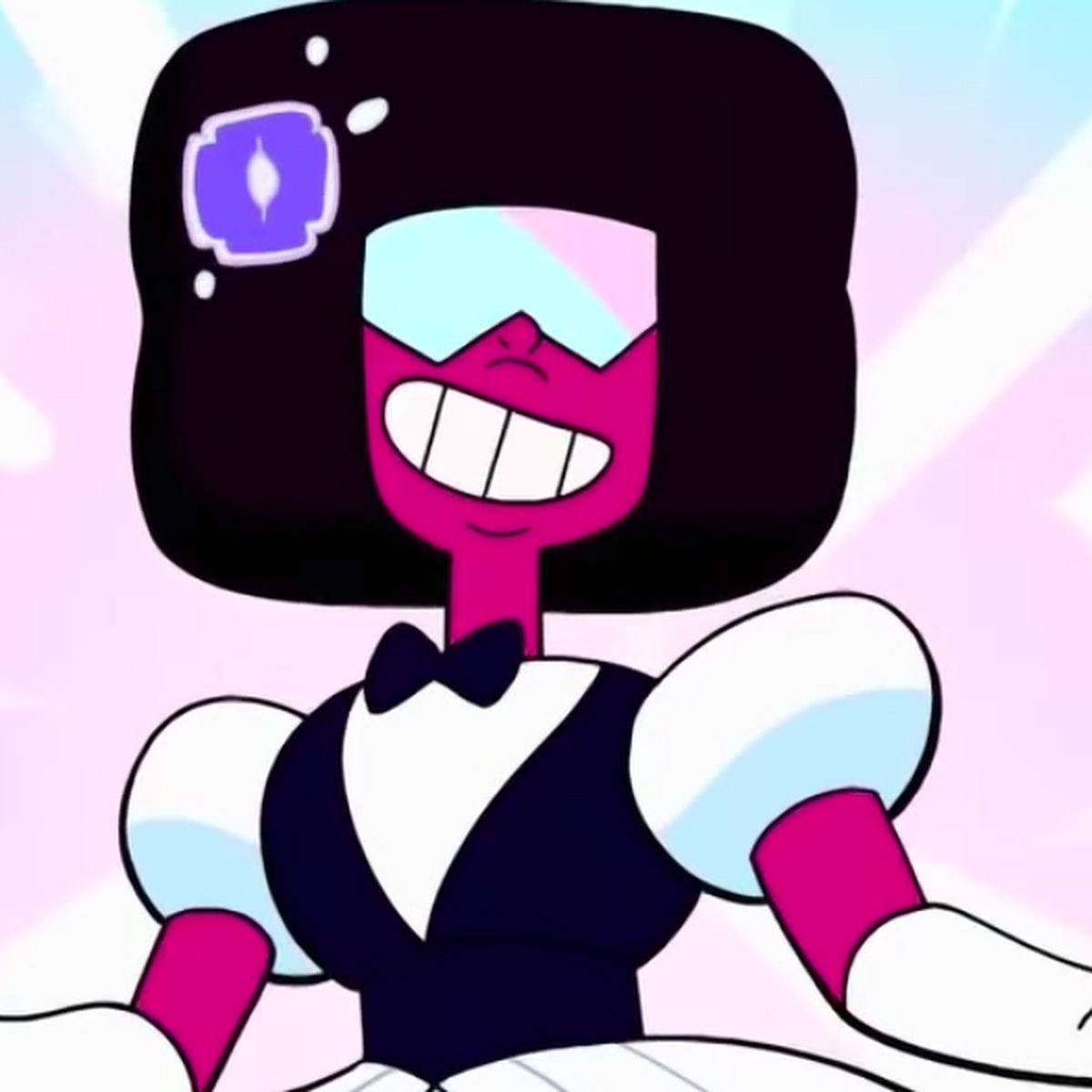 Philza ; Garnet Garnet as her own person is very strong and wise,, she is also somewhat of a parental figure towards steven !! she is seen as the leader of the crystal gems because she always knows what to do and she just was more mature, i see her as the only sane one tbh