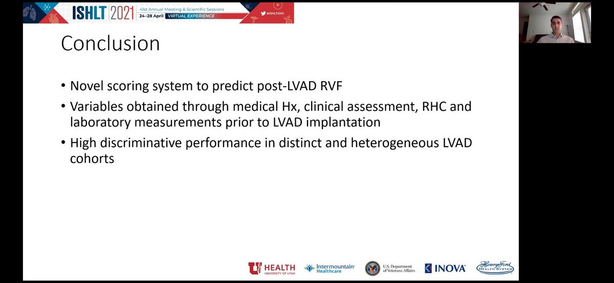 Stavros George Drakos (@stavrosdrakos) on Twitter photo Proud of our fellow <a href="/CPKyriakopoulos/">Christos P. Kyriakopoulos</a> presenting on “Predicting RV Failure Following LVAD Support: A Derivation-Validation Multicenter Risk Score” at #ISHLT2021. Collaborative work from <a href="/UofUHealth/">University of Utah Health</a> <a href="/IntermtnMedCtr/">IntermountainMedCtr</a> <a href="/InovaHealth/">Inova</a> <a href="/HenryFordNews/">Mohammed Israil</a> @IHVInews <a href="/PalakShahMD/">Palak Shah</a> <a href="/preventfailure/">Jennifer Cowger</a> Proud of our fellow <a href="/CPKyriakopoulos/">Christos P. Kyriakopoulos</a> presenting on “Predicting RV Failure Following LVAD Support: A Derivation-Validation Multicenter Risk Score” at #ISHLT2021. Collaborative work from <a href="/UofUHealth/">University of Utah Health</a> <a href="/IntermtnMedCtr/">IntermountainMedCtr</a> <a href="/InovaHealth/">Inova</a> <a href="/HenryFordNews/">Mohammed Israil</a> @IHVInews <a href="/PalakShahMD/">Palak Shah</a> <a href="/preventfailure/">Jennifer Cowger</a>