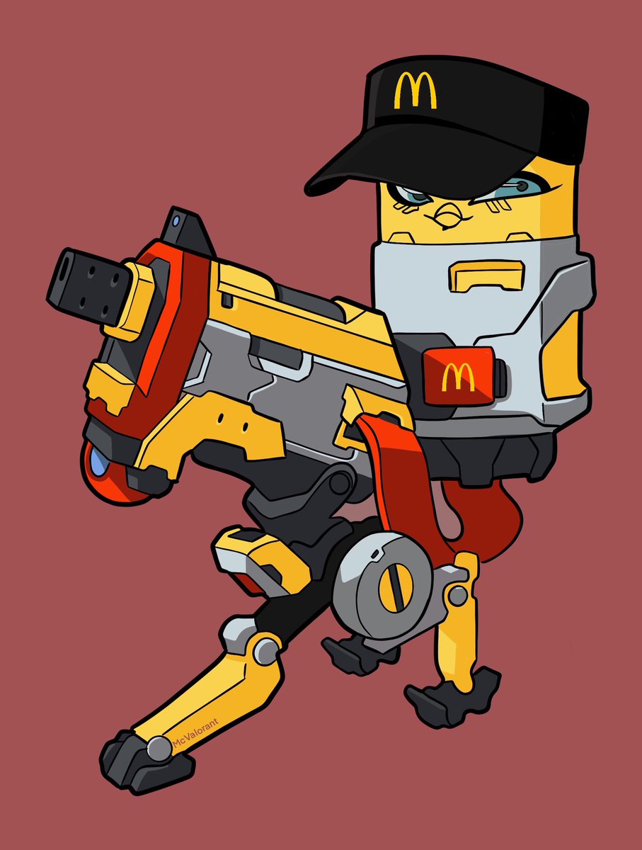 Welcome to McValorant, Can I take your order? #VALORANT #ValorantArt #VALORANTfanart #VALORANTフレンド募集 #riot #riotgames #killjoy