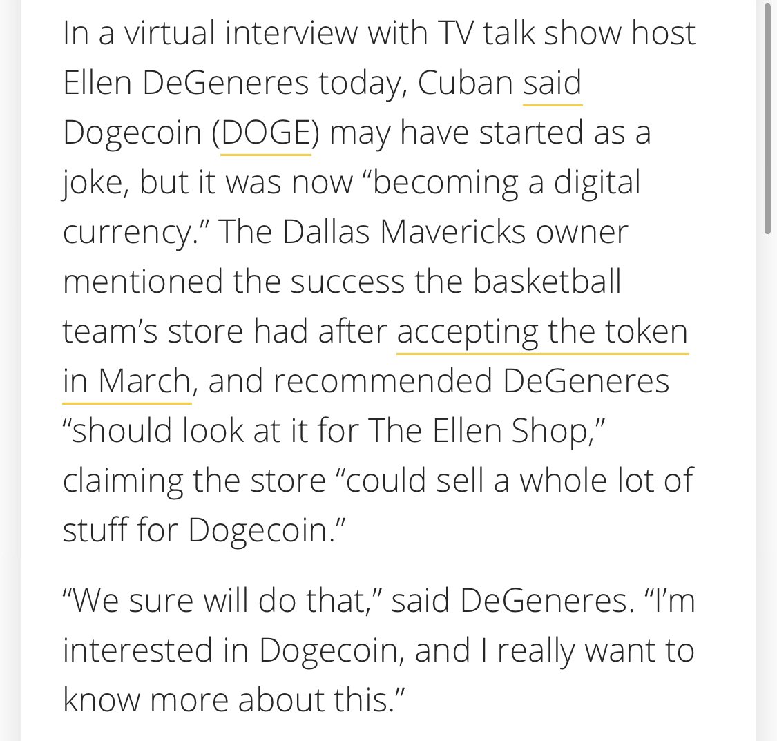 GGreg493's tweet photo. @MattWallace888 @TheEllenShow U BETTER BRACE URSELF FOR WHEN U START ACCEPTING $DOGE AS A PAYMENT, CUZ ONCE U DO.. THAT TRAIN WONT STOP!!!!

@TheEllenShow IS BECOMING A #DOGE RIDE OR DIE!!! #LETSSHOWHERSUMSUPPORT 

@MattWallace888 @mcuban @Dogemakemyhappy @TraderJ95886811 @MuzLM_Trader https://t.co/huHOfXWJ0H