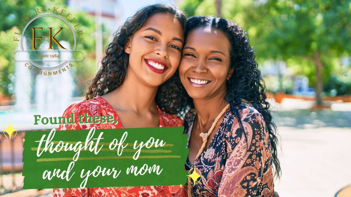 FKConsign's tweet image. Found these, thought of you and your mom 👩‍👧 - mailchi.mp/901a48f3a5b0/f…