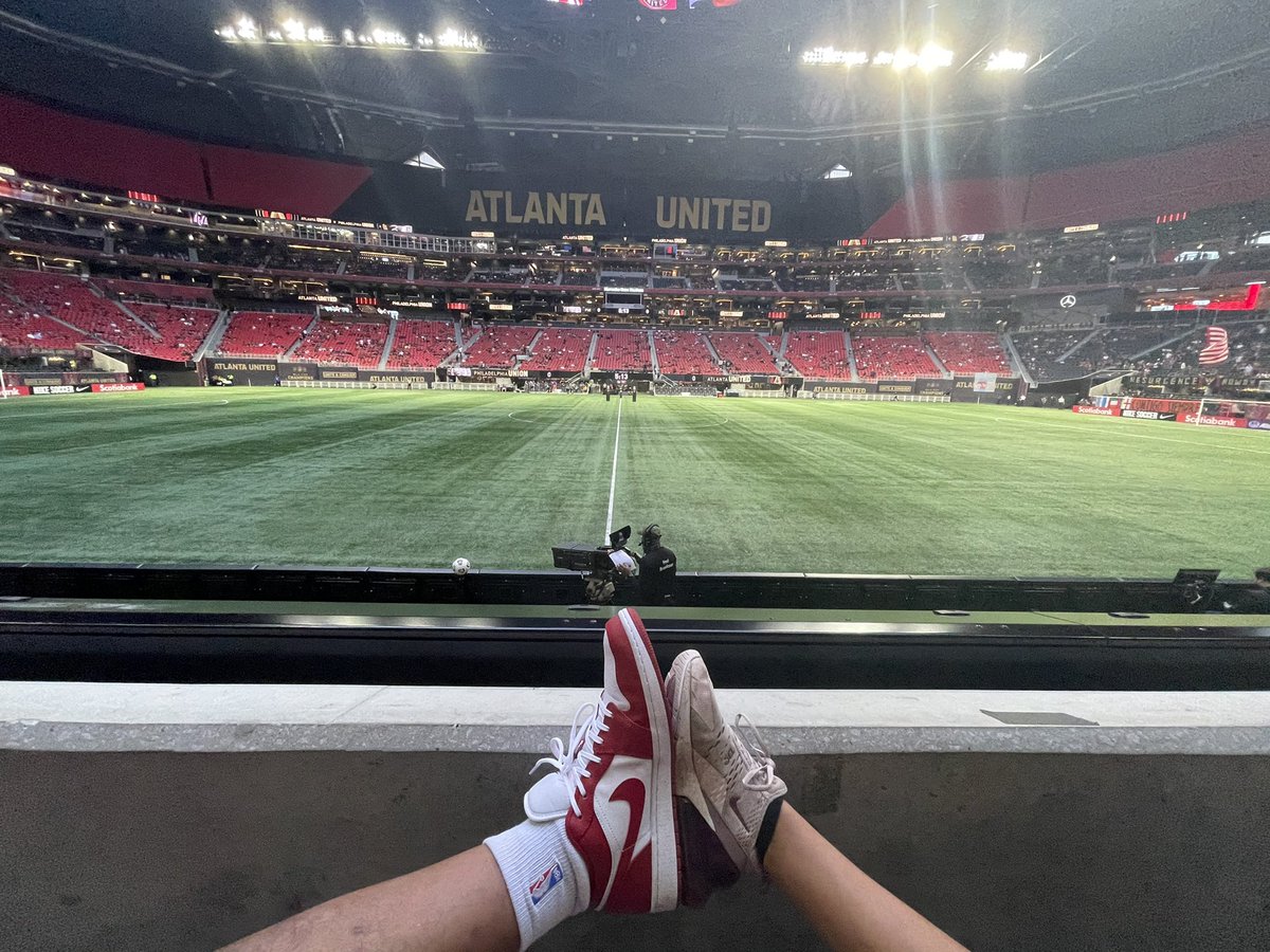 Daddy daughter shoe game. #ATLUTD
