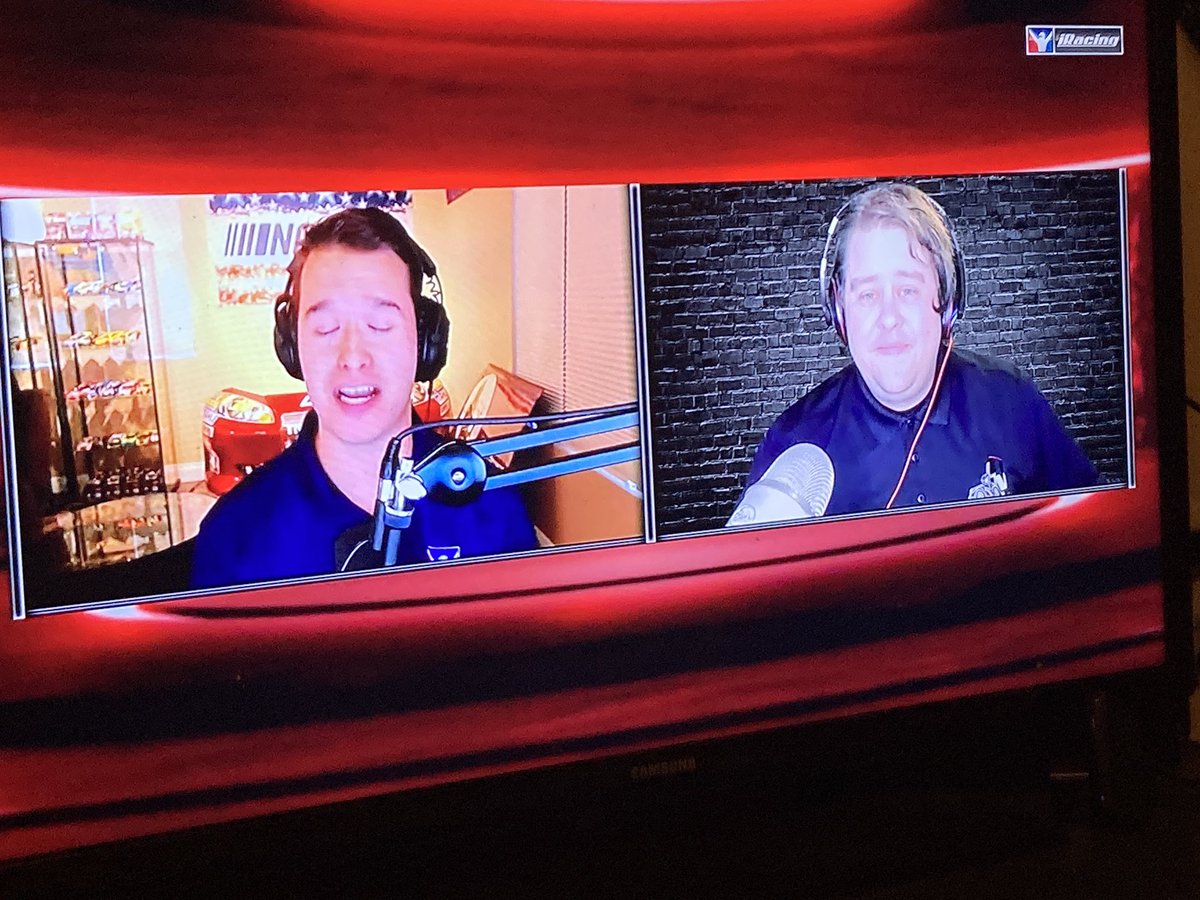 ReprtrPatHealey's tweet photo. And now it’s @eNASCARCocaCola race time w @timterry0 on the call. Cheering on @KeeganLeahy #Go32 https://t.co/DbFr2qVcsB