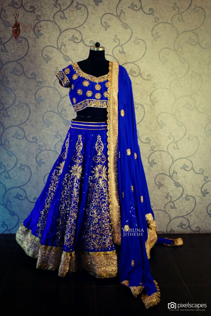 VarunaJithesh's tweet image. Royal Blue lehenga by Varuna Jithesh 
#varunajithesh #weddinglehenga #lehenga #hyderabadlehenga #hyderabadwedding