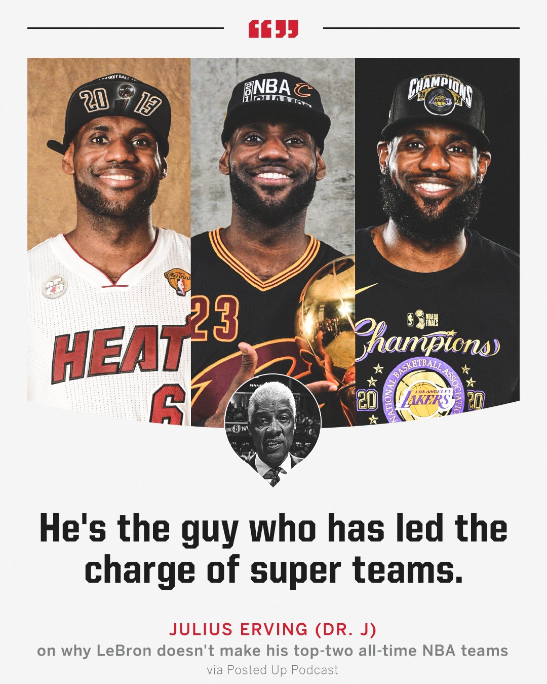 Espn Dr J Explained Why He Doesn T Have Lebron On His Top Two All Time Nba Teams Via Chrisbhaynes Espn Dr J Explained Why He Doesn T Have Lebron On His Top Two All Time Nba Teams Via Chrisbhaynes