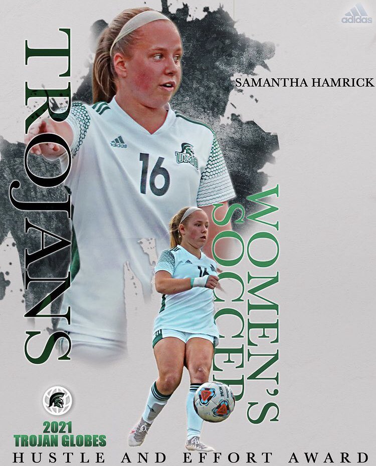 CONGRATULATIONS to our very own Sam Hamrick on getting the “Hustle and Effort” award at tonight’s Trojan Globes! #trojansports