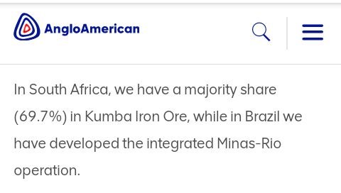 Kumba Iron Ore was a State Owned Company (SOE) called ISCOR which was 50% owned by Jews from Israel of Histadrut before FW De Klerk sold it to the Oppenheimer Family thus more than 69% of Kumba Iron Ore is owned by Anglo American in 2021. Remember Israel funded Apartheid Regime