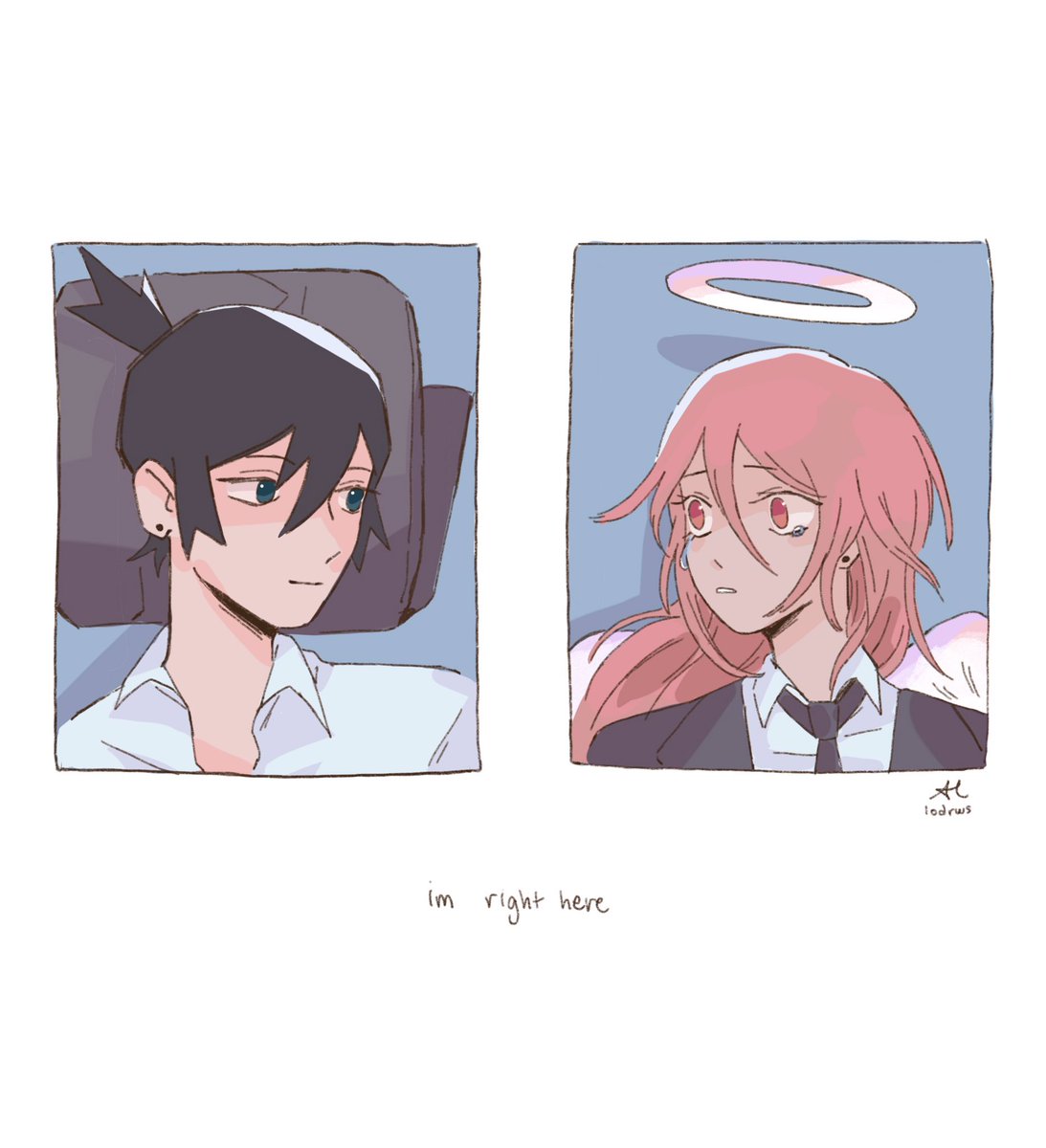 Don’t look at me I’m thinking about akiangel #chainsawman