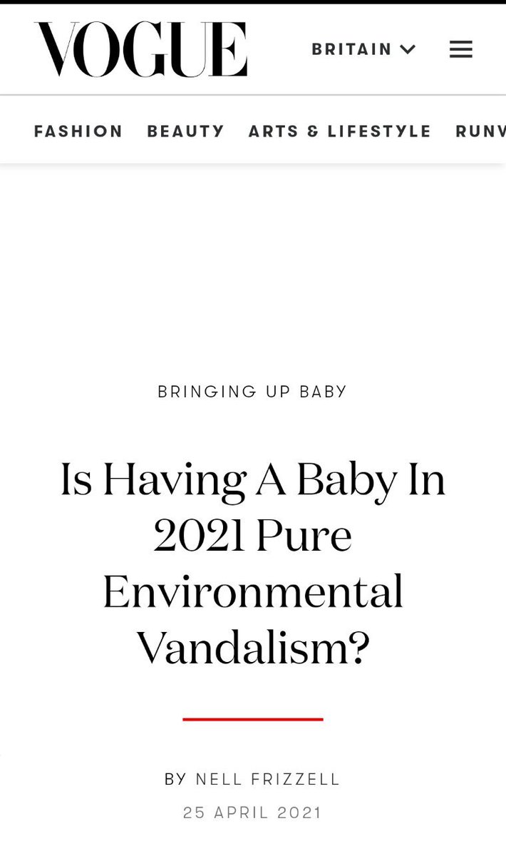 . @NellFrizzell should read our  #SimonAbundanceIndex. Children do not strain the world's resources. In fact, the opposite is true: each new child is correlated with an increase in resource abundance. https://www.humanprogress.org/the-simon-abundance-index-2021/  https://twitter.com/BritishVogue/status/1386270538432225281