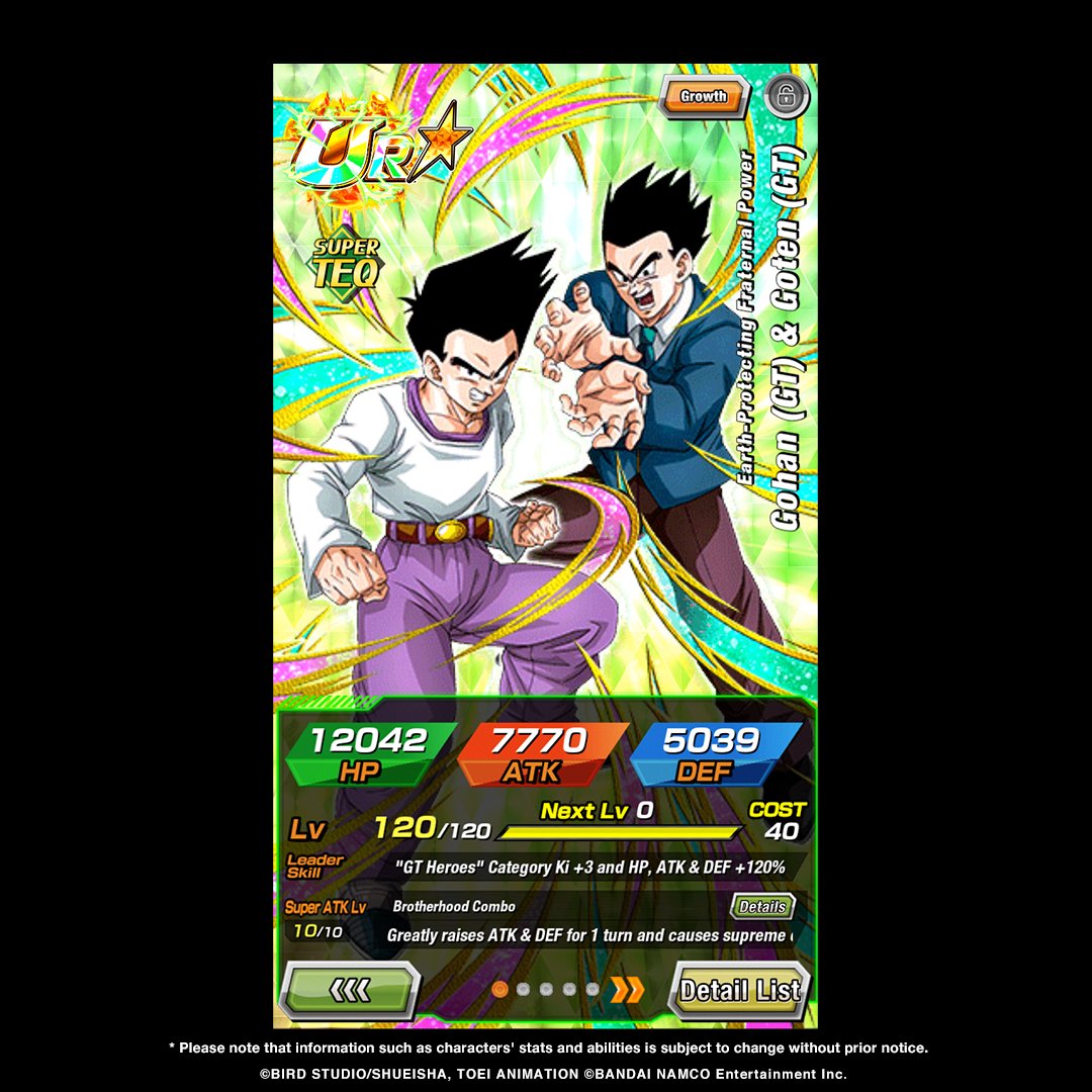 Dragon Ball Z Dokkan Battle on Twitter "Firsthand information on UR [EarthProtecting