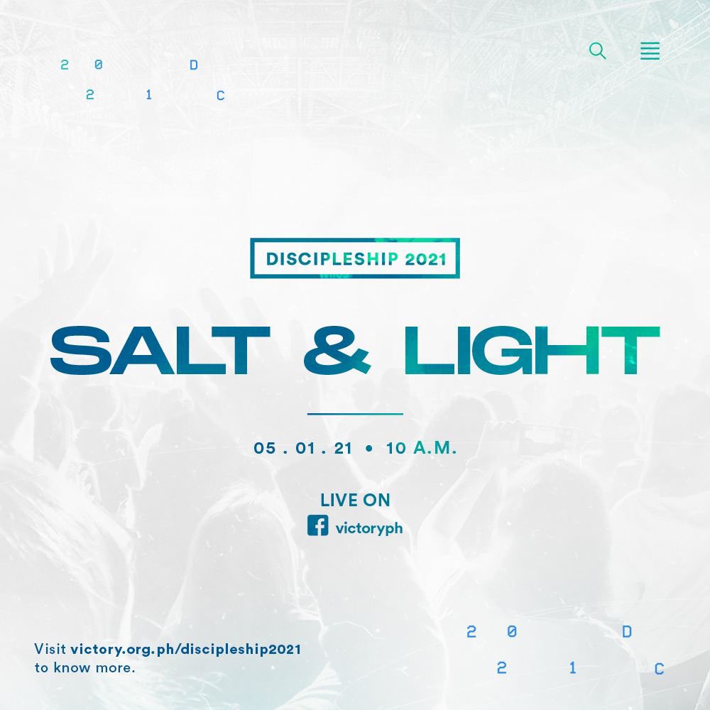 Discipleship never stops. Our annual Discipleship conference is happening online on May 1! Every year, we gather all our Victory groups from our churches across the nation to worship God together and encourage one another.