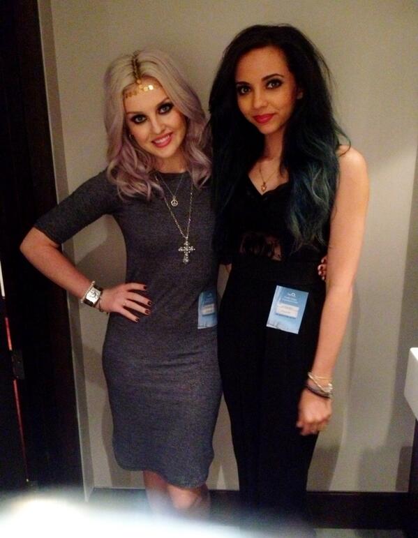 Jade, Perrie and Jesy attending The Mrs Carter Show