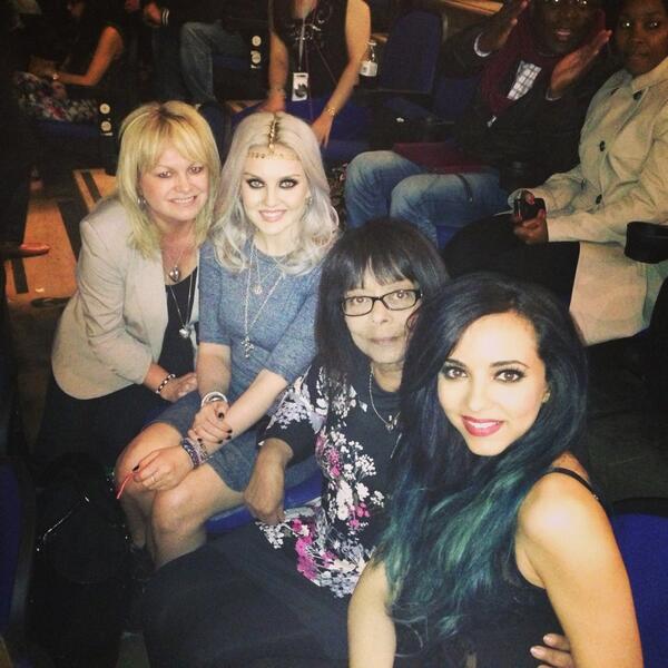 Jade, Perrie and Jesy attending The Mrs Carter Show