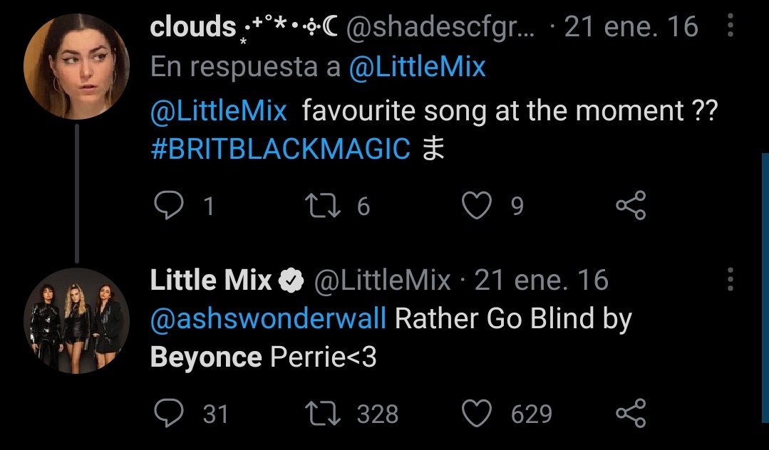 Perrie answering about her fav song atm and attending OTR tour