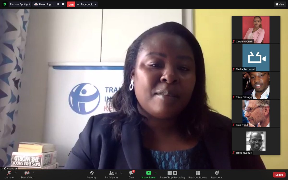 a4tkenya's tweet image. @TIKenya Executive Director @SheiMasinde: We have continued to embrace the use of tech which has complemented our work with journalists and the public by providing information platforms for reference and information sharing on accountability issues #JournalismAndTech 
@TIKenya