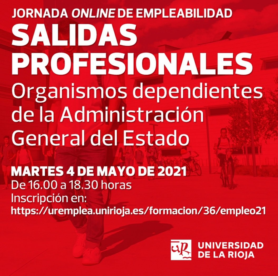 👀Participantes jornada #empleopúblico #AGE
➡️Delegación de Gobierno
➡️Agencia Tributaria
➡️INSS/TGSS
➡️Tribunal Superior Justicia
➡️Dirección Territorial Comercio
➡️Inspección Trabajo
➡️Jefatura Superior Policía
➡️Centro Penitenciario Logroño
Inscripción👉bit.ly/2S5IJdr