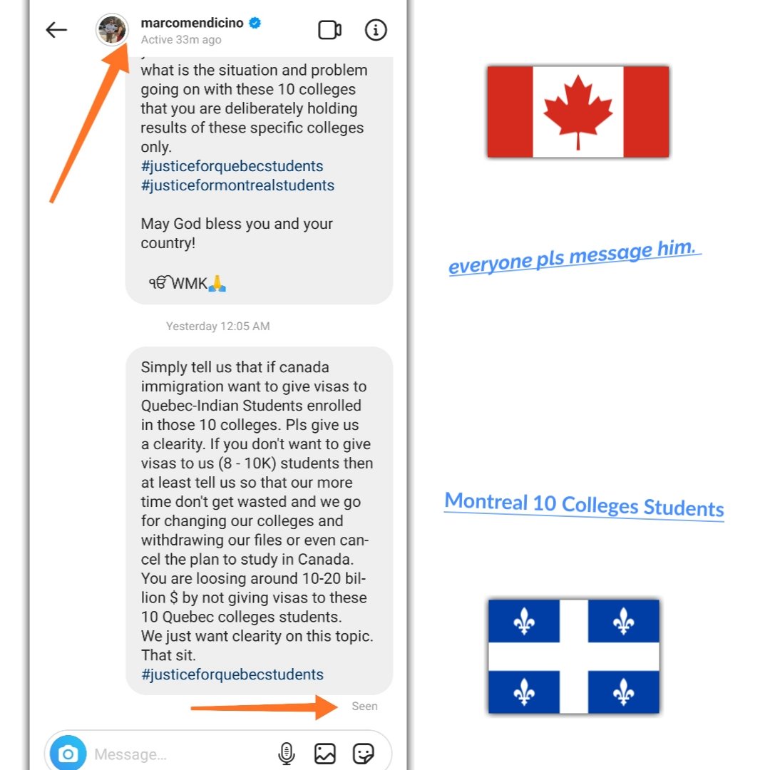 beinghappie's tweet photo. They do not even think about our future they are playing between @MIFI_QC  and @CitImmCanFR  we need decision please 
#WithdrawFilesFromQuebec 
#GiveVisaToQuebecStudents 
#10MontrealColleges 
Please give decision or withdraw our file so we will think about futher step https://t.co/zQLSc2QFi4