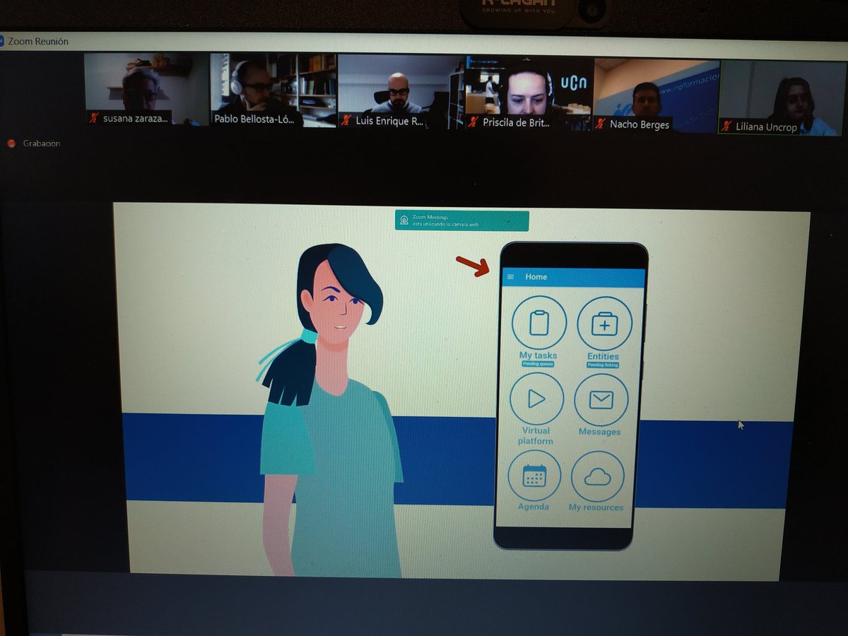 GeoSLab's tweet photo. Presenting the app we have developed for #P4WORK . A valuable tool to collect data and share knowledge. More info at https://t.co/jbv9mBBUvY @_usj_ https://t.co/ZDuseEyfKt