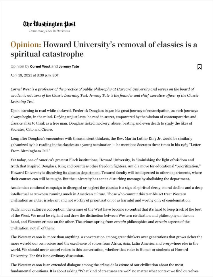 centroCIRSL's tweet photo. "Engaging with the classics and with our civilizational heritage is the means to finding our true voice". #saveHUClassics #classics https://t.co/2y8Z5mUVyN