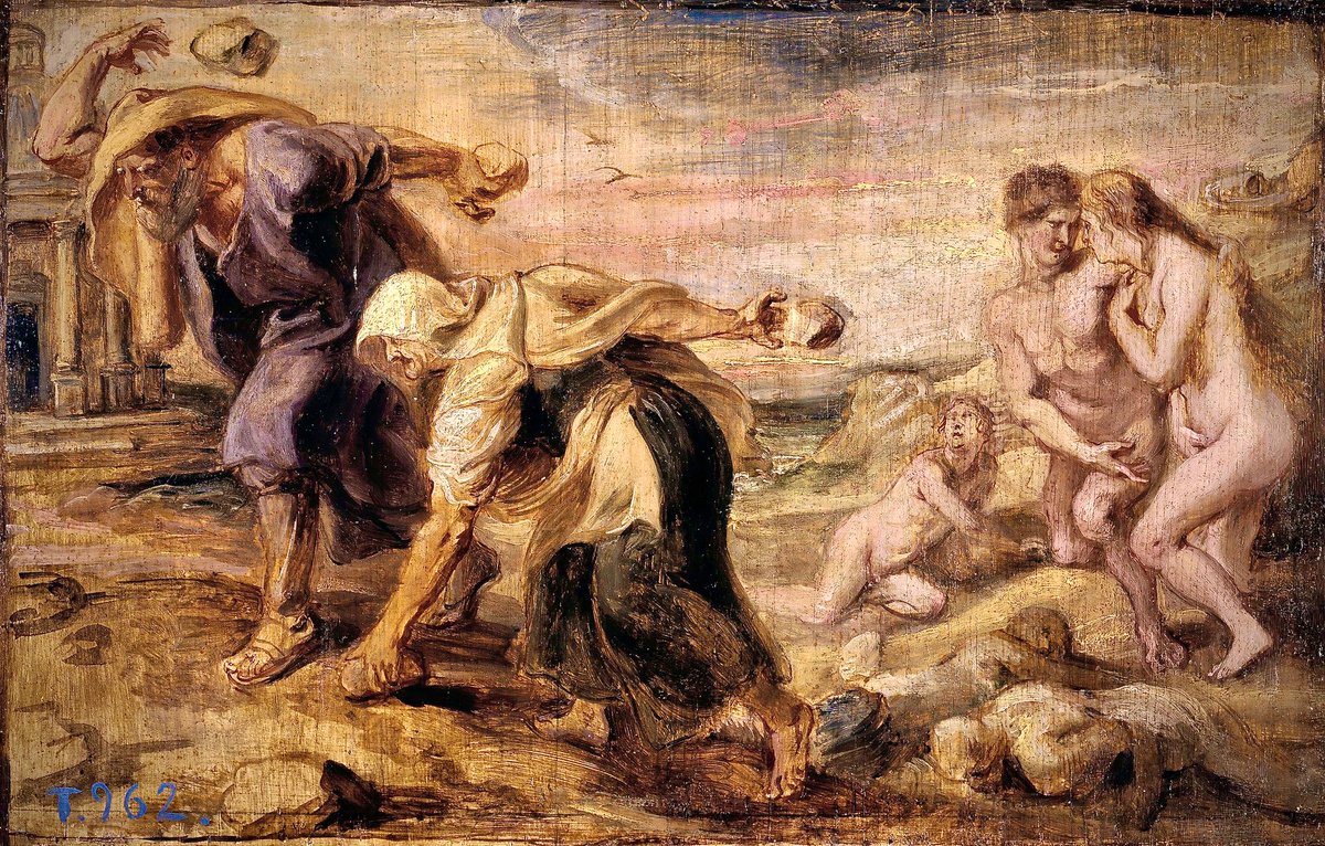 2/12 Located just outside the limits of the ancient city, Pausanias (1.18.8) tells us that Deucalion established this cult to Olympian Zeus deep in the mythological past!By the 6th. c., it had become one of the most important centers of religion in Athens.: Rubens, 1636