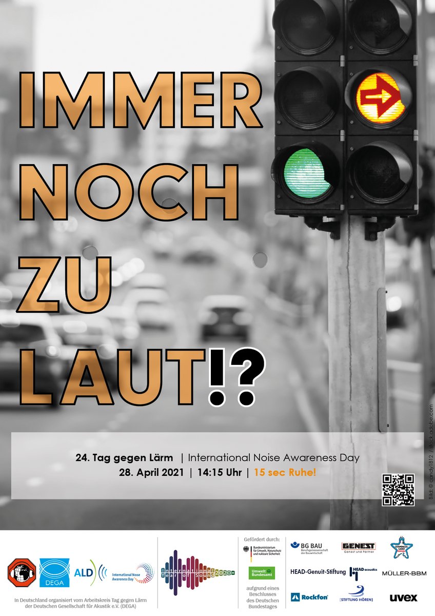 taggegenlaerm's tweet photo. „Immer noch zu laut!?“ Das diskutieren wir nachher online mit euch: 13:30-16:00 Uhr
Alle Infos zur Veranstaltung und zum HEUTIGEN TAG GEGEN LÄRM: https://t.co/reGO521dOt https://t.co/cCDyUYk0j7