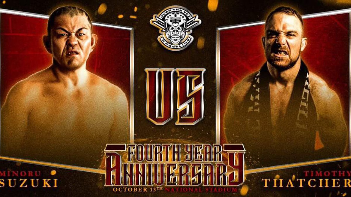 Today's (probably 1st) recommendation for my fellow wrestling fans is @suzuki_D_minoru vs. #TimothyThatcher from @OTT_wrestling Fourth year anniversary! Awesome match between two of my favorite workers. This match is #EmrahApproved and free to watch:

youtu.be/qRQajztJQ5Q