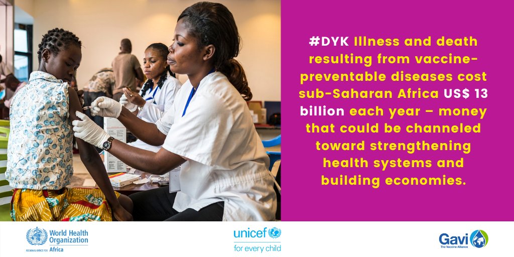 Amref_Worldwide's tweet photo. Vaccines save lives, prevent diseases, protect people and generate great economic value. Committing to immunization today brings us closer to a healthy tomorrow. #AVW2021 #VaccinesWork #EveryShotCounts @WHOAFRO @WHO @gavi @GHS @CHReaDKenya @UNICEF https://t.co/QxdMr1oDfj