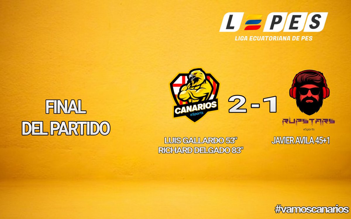 El Aire Huele A Caramelo 🟡⚫🔴🎮⚽
En el partido disputado esta noche por la 8va fecha de la Liga LEPES  nos impusimos a un duro rival que venía con todo por los 3 puntos, tanto así que comenzaron ganando, pero nuestros jugadores pusieron garra y corazón para darle vuelta