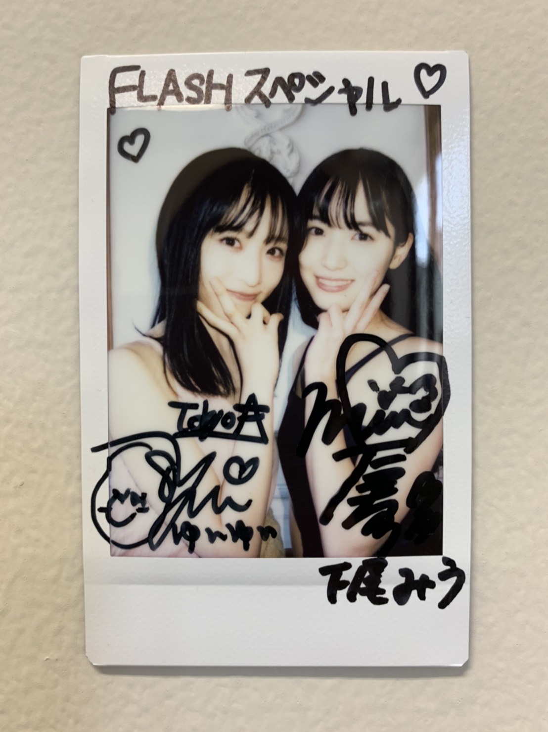 WATERFIRE XLOV ウムティwumuti 直筆サイン入り チェキ ポラ 直筆サインチェキ】cutiestreet 板倉可奈 1stワンマン リボン