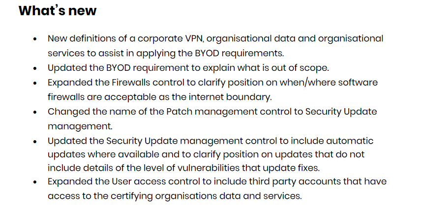 UK_Daniel_Card's tweet photo. Cyber Essentials has some new tweaks!
#CyberE #PewPewDefenders #NCSC https://t.co/BfZikWbNHy