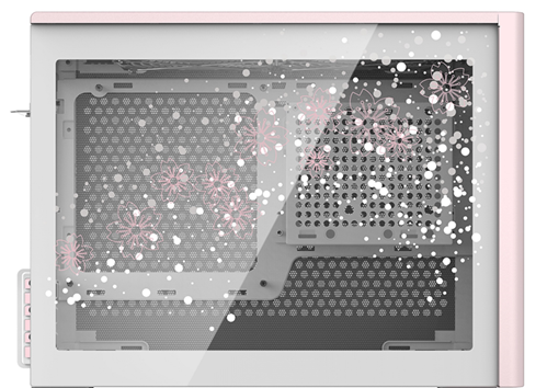 CoolerMasterJP's tweet photo. 【本日4/28発売】
数量限定オプション品 桜デザインサイドパネル🌸「NR200P White Sakura TG side panel」 https://t.co/TTOGvat372