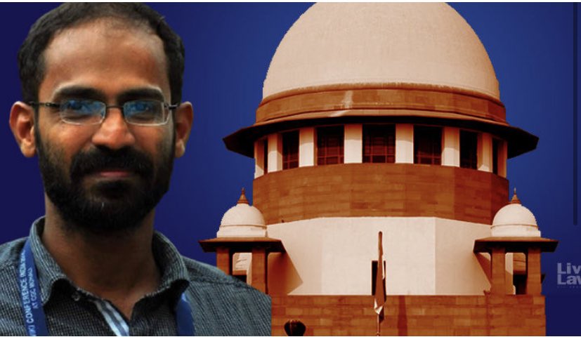 Supreme Court Bench headed by CJI NV Ramana will continue hearing today a matter pertaining to Kerala based Journalist  #SiddiqueKappan, whose wife has sought immediate intervention to release Kappan from Mathura Medical College to Mathura Jail as his "life is in extreme danger".