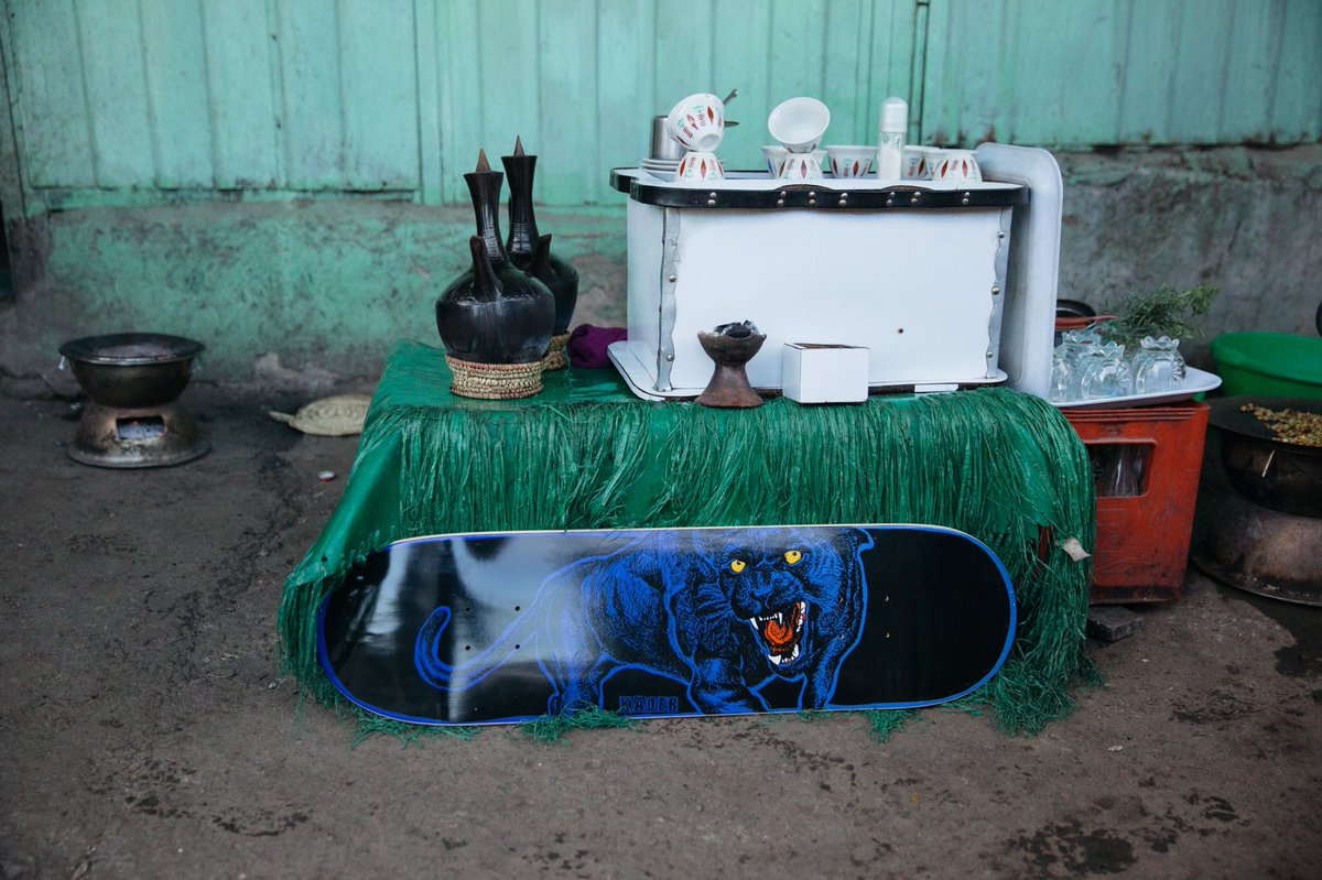 EthiopiaSkate's tweet photo. Kader’s Panther Deck in it’s natural habitat. Thanks to Baker Skateboards, all profits from this deck will support our work in Ethiopia- available now in shops and online. Get em while you can! ⁣
⁣
8.25" x 31.875" ⁣

#bakerskateboards #ethiopiaskate https://t.co/lqDdsSTviG