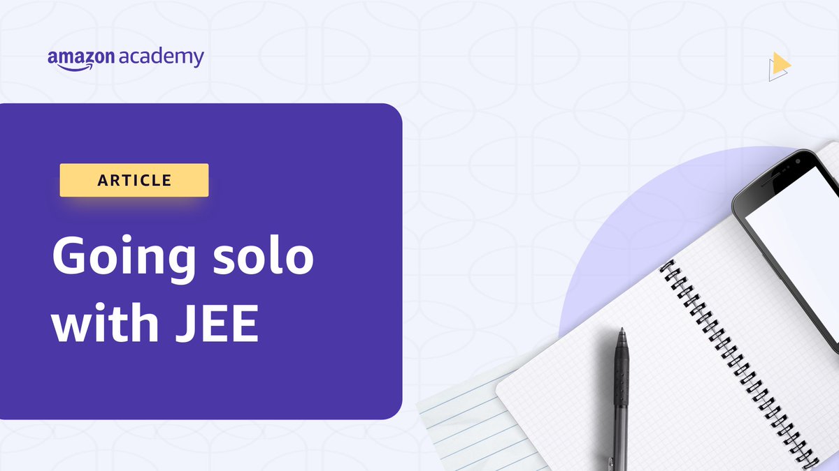 AmazonAcademy's tweet image. Preparing for JEE without coaching? Find out how to plan, prepare and tackle JEE in this 3 minute read.

Download the app to access the full article. bit.ly/2WnNMFe

#jeetips #jeetipsandtricks #jeehacks #crackiitjee #amazonacademy #amazonacademyjee #UnleashTheWinningEdge