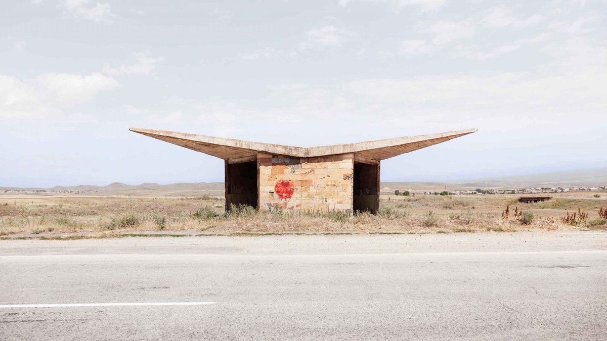 armenianvisuals's tweet photo. Soviet Armenian bus stops

1. Saratak, Armenia
2. Echmiadzin, Armenia
3. Yerevan, Armenia
4. Saratak, Armenia https://t.co/1KWflVccaV