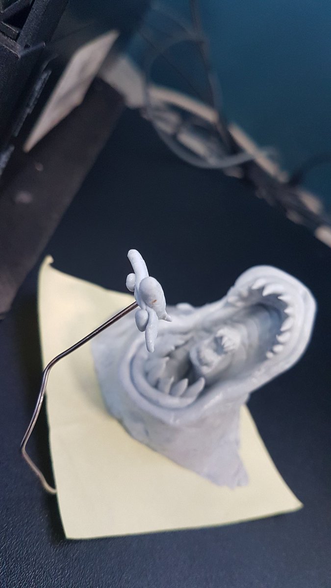 OzzyKangaroo's tweet photo. In a teams phone call just ironing out some details with a coworker (work talk). Fiddled with some Blutac! Aeroplane monster escape!!!
#blutac #playdough #office #sculpture #art #artistic #boredom #work #monster https://t.co/Bw7tYg0MX2