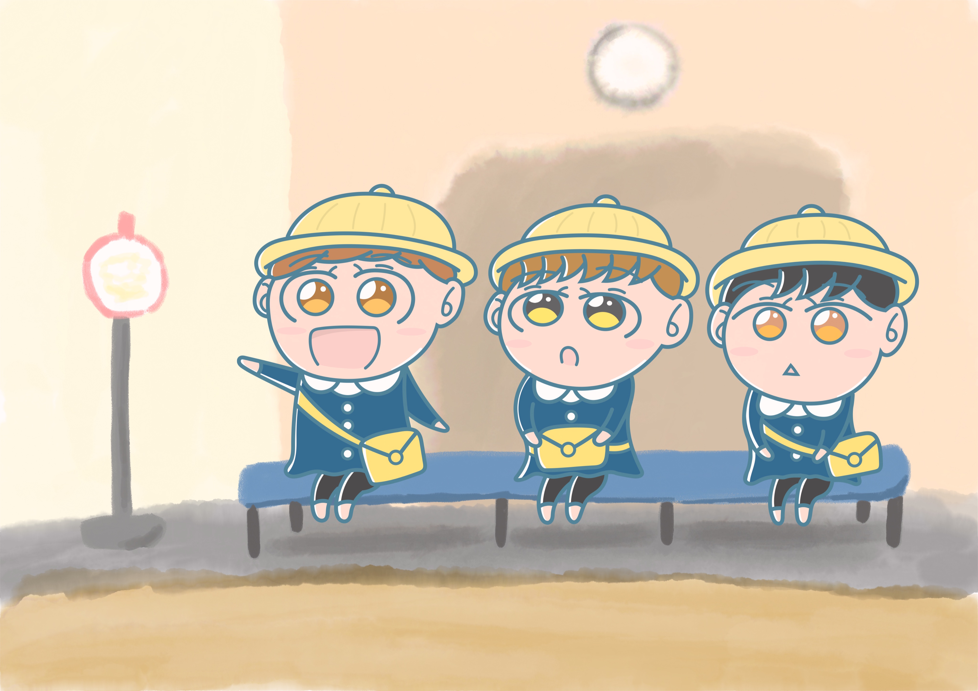 Aki イラストレーター A Twitter 幼稚園バスを待っている男の子たち イラスト イラストレーター かわいいイラスト 絵描きさんと繫がりたい イラスト好きな人と繋がりたい みんなで楽しむtwitter展覧会 T Co 0g1wgwxfdl Twitter