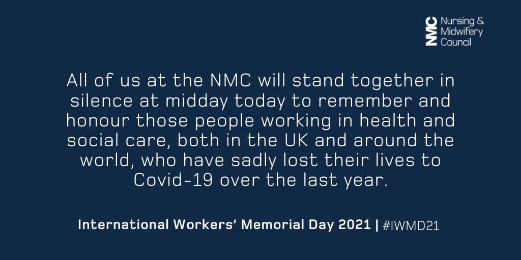 #IWMD21 | #InternationalWorkersMemorialDay