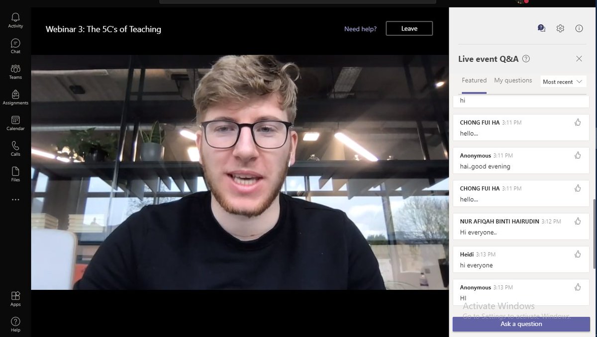 SMKJENGKA2's tweet photo. Day 3 : Webinar Increasing collabration between Teachers & Student by @Doctor_Harves and @JBDbiz @wakelet @MicrosoftEDU #WakeletWave #5CsofTeaching #MicrosoftRules https://t.co/CwsB0VvJsh