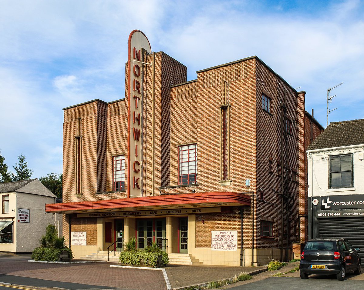 Finally, a fair distance from the city centre is the magnificent former Northwick Cinema, 1938 by Charles E. Wilford.