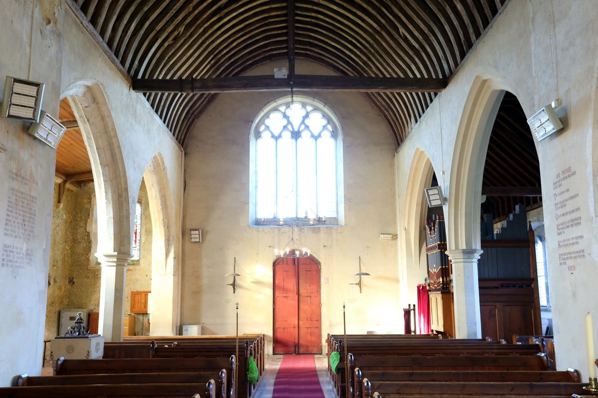 Day 154 of the Kent church a day.St Michael and All Angels, Throwley.She was clearly proud of the church, and rightly so, most impressive was the south chapel with a pair of kneeling couples on top of chest tombs, staring at each other for all eternity.